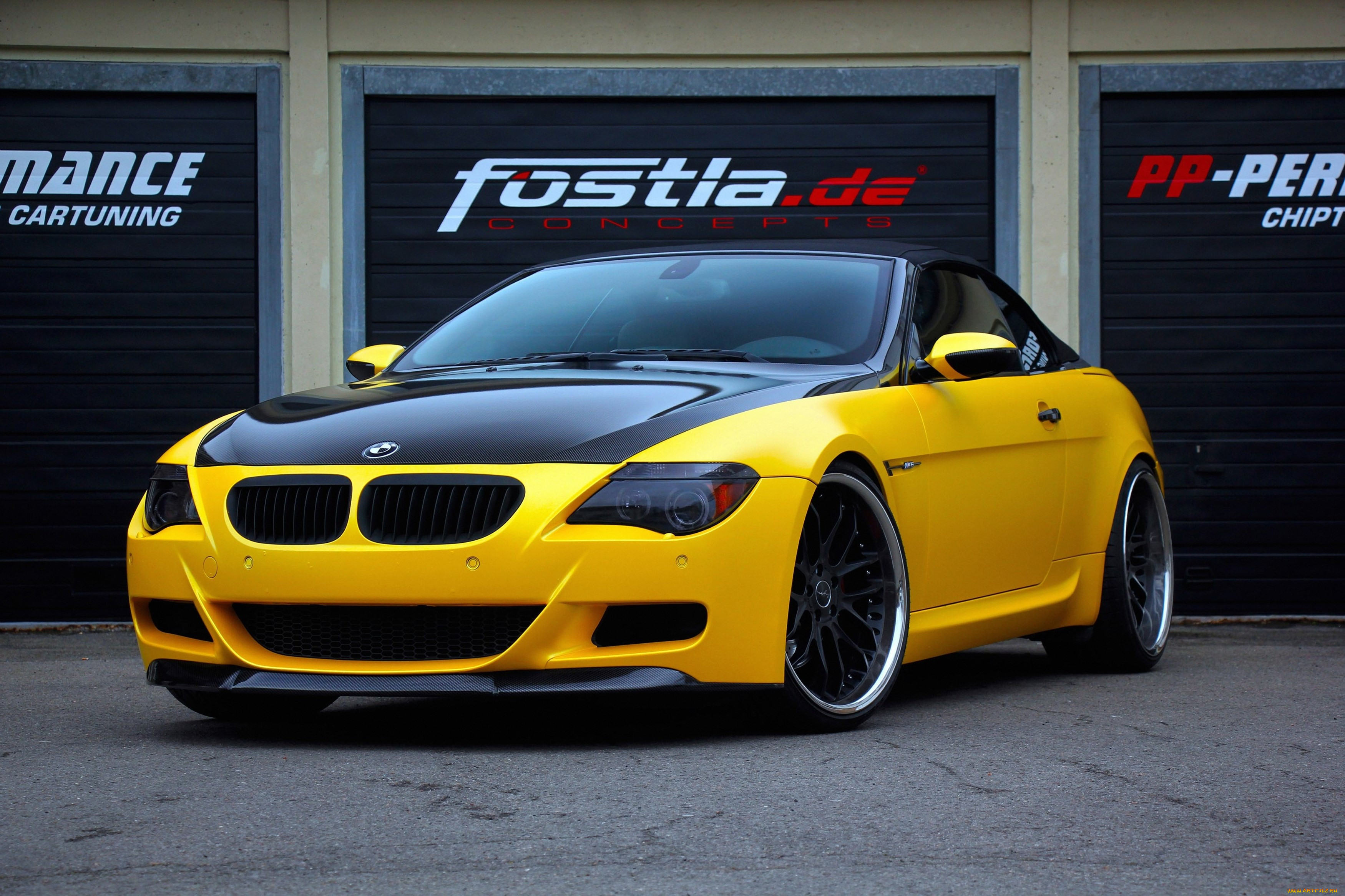 bmw m6 yellow